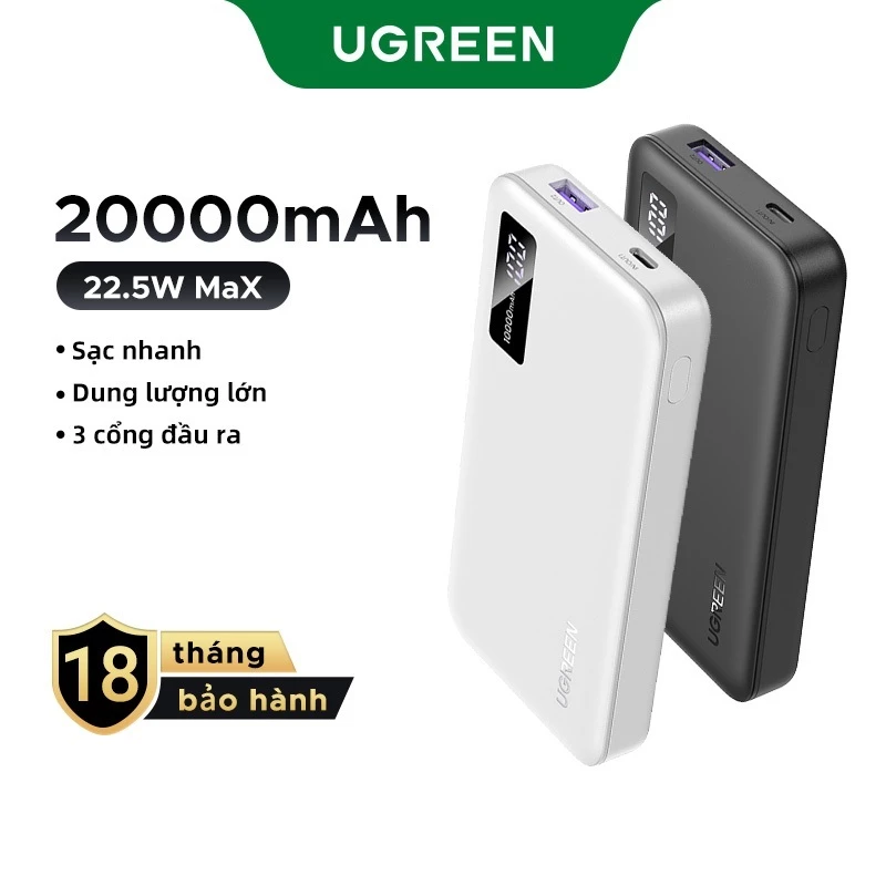 Pin Sạc Dự Phòng 20.000mAh UGREEN