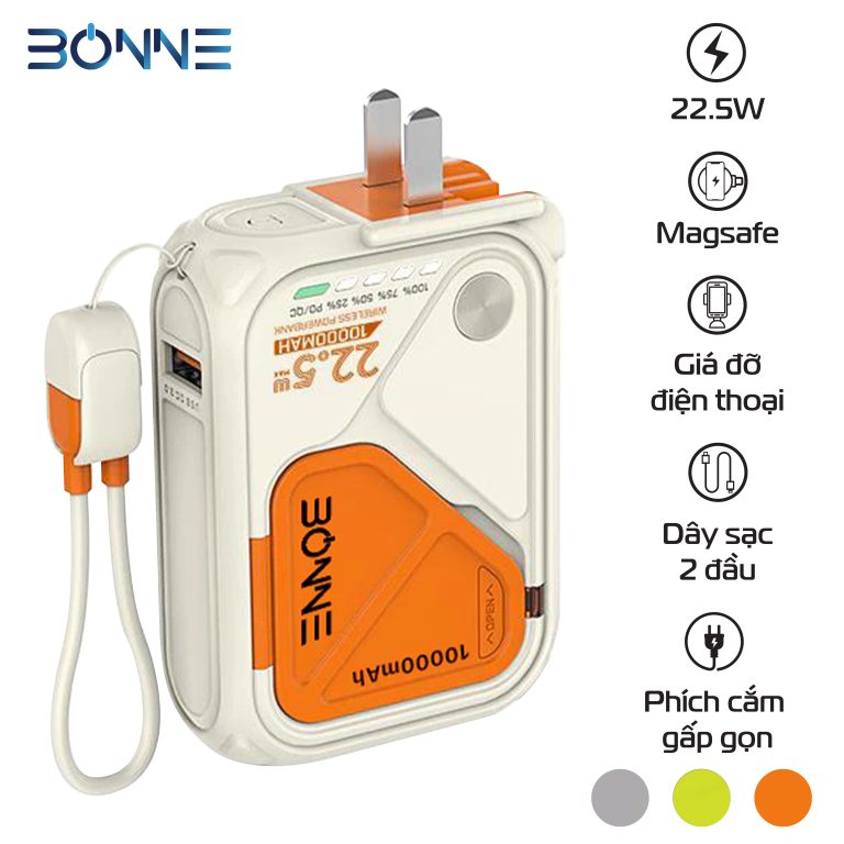 Sạc Dự Phòng Đa Năng BONNE BP08