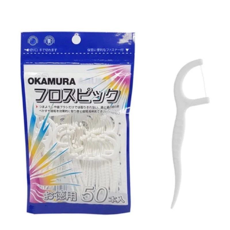 Tăm Chỉ Okamura Không Huỳnh Quang